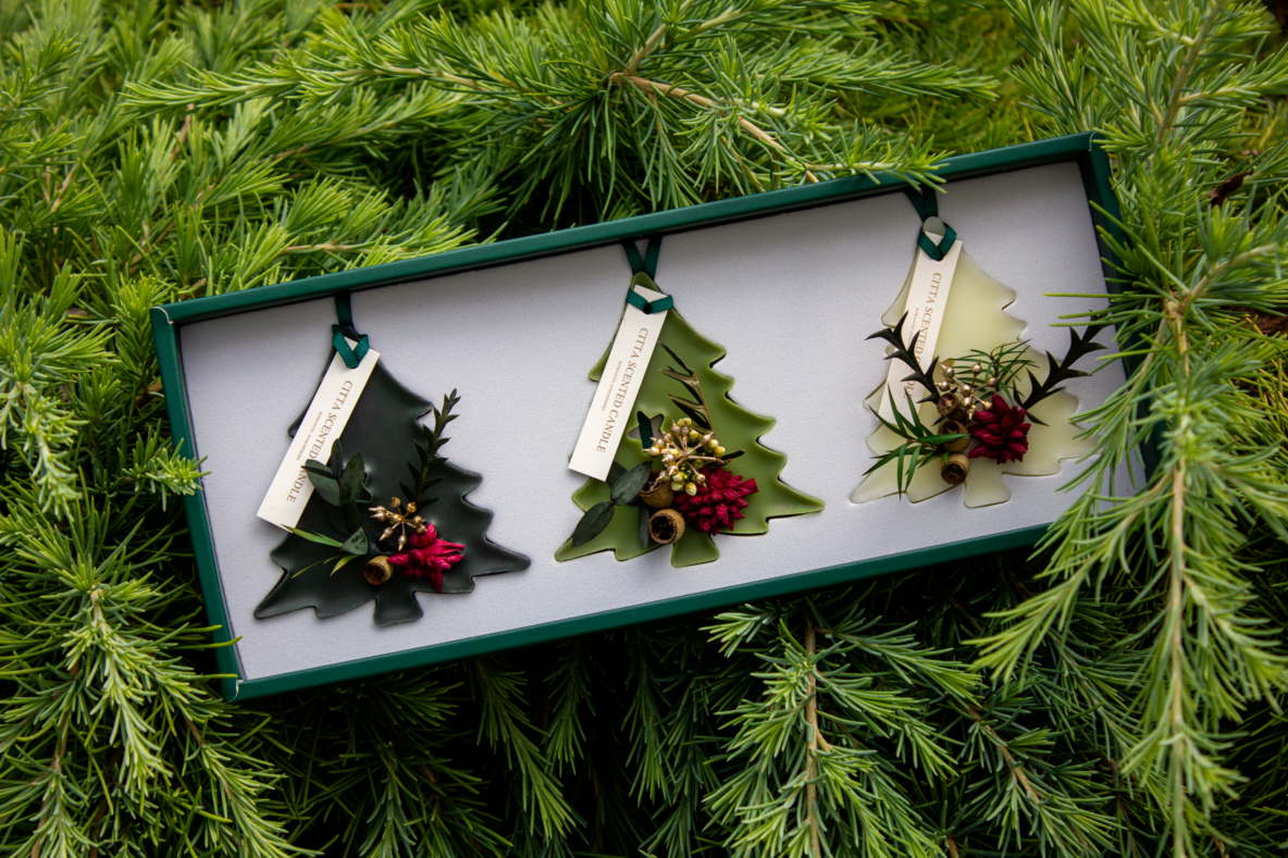 Christmas Shape Wax Plate