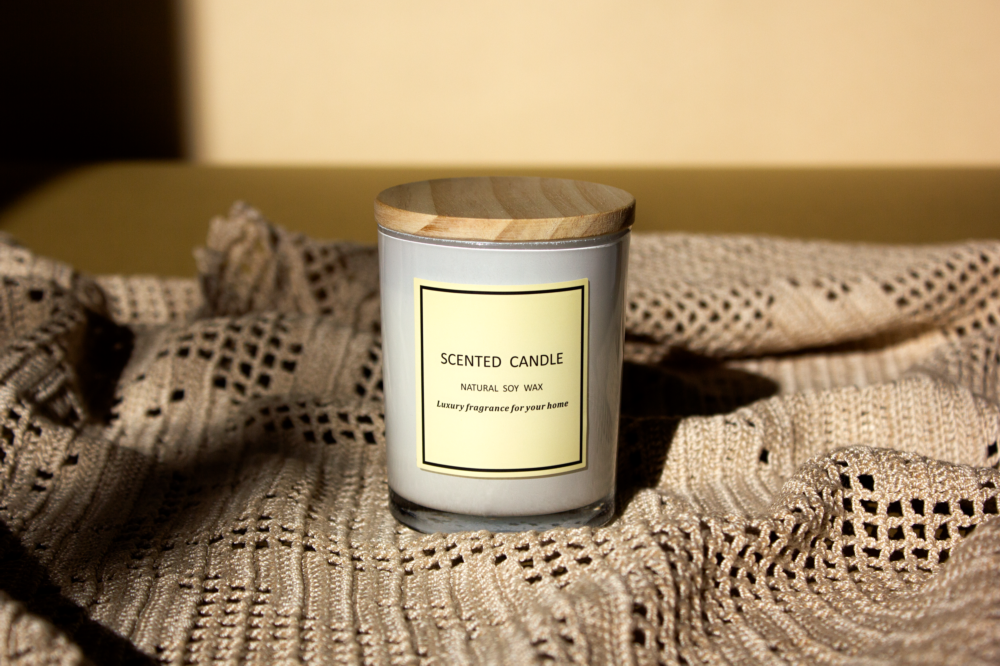 Gifted Scented Candle with Wooden lid