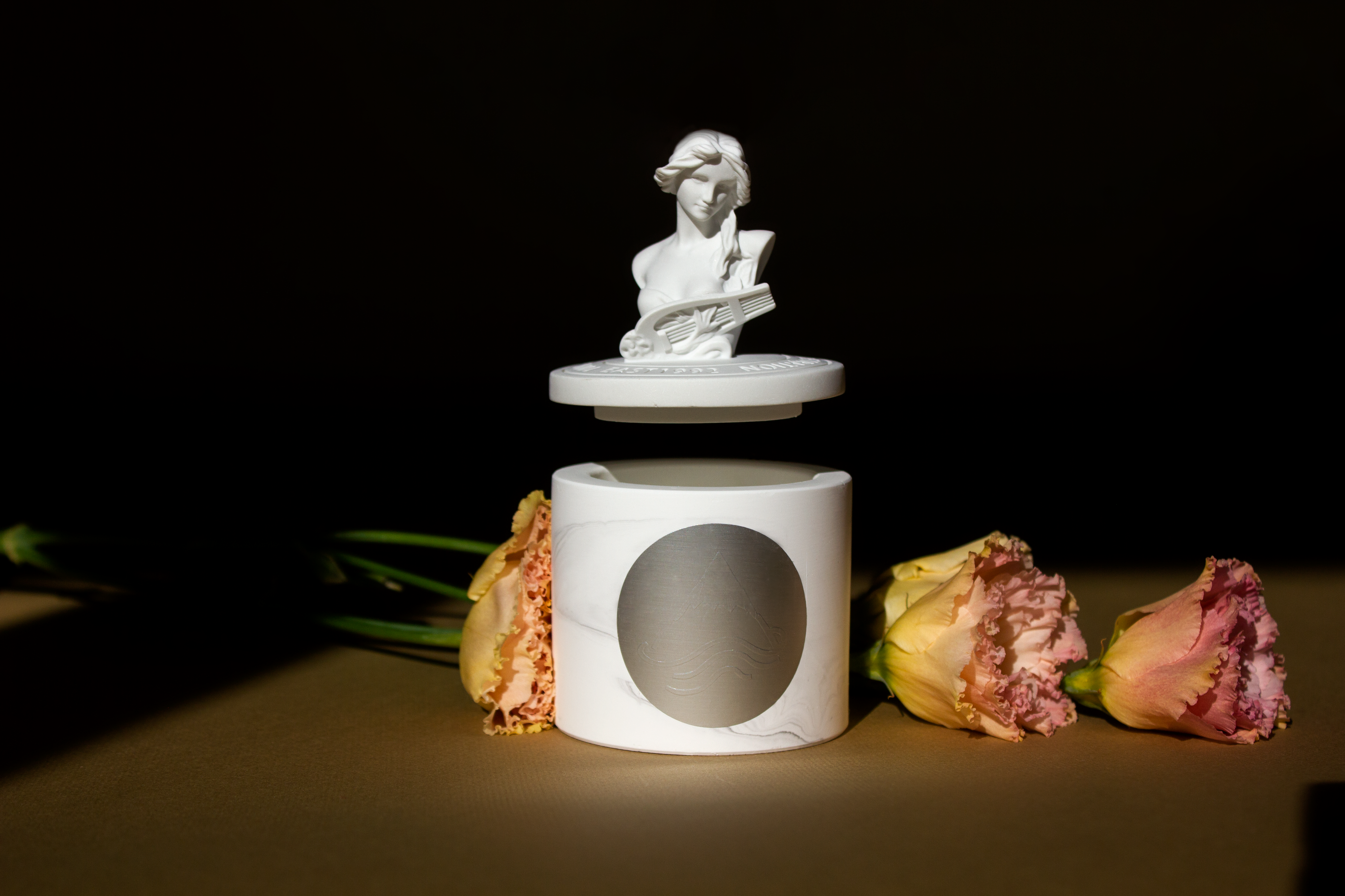 Statue Marble Jar Scented Candle